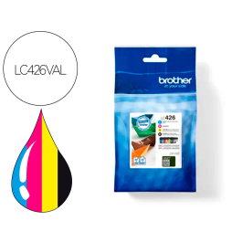 BROTHER pack de 4 cartuchos de tinta negro cian magenta y amarillo lc426val/LC426VAL Precio: 87.98999968. SKU: S7176067