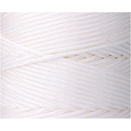 Cordón trenzado polipropileno riel blanco, calibre 3 mm x 200 m Cordón trenzado polipropileno riel blanco, calibre 3 mm x 200 m