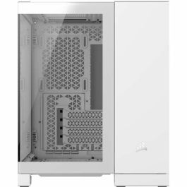 Corsair Caja ATX Semitorre 2500X - Midi Tower, Ventana Lateral, Refrigeración Líquida, Compatible con ATX, USB 3.2 Gen 1 y Gen 2, Blanco