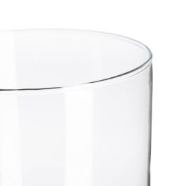 Jarrón Cilíndrico Cristal Decoración 10 X 10 X 40 cm