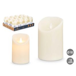Vela Led Crema Ancha Alta Giftdecor 10X15CM (12 Unidades) Precio: 63.50000019. SKU: B1HE7HA3D4