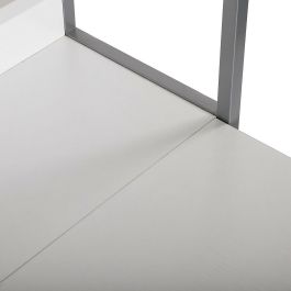 Estantería Versa 10330152 Blanco Mesa Plegable Metal Madera MDF (60 x 30 x 120 cm)