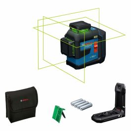 BOSCH 601065500 Láser de línea 3 planos GLL 80-33 G Professional + 4 pilas AA LR6 de 1,5 V