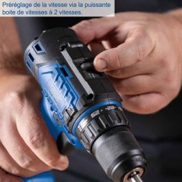 Taladro-destornillador inalámbrico - SCHEPPACH - 20V IXES - Par 60 Nm - Portabrocas 13mm - sin batería ni cargador - BC-DD60-X Taladro-destornillador inalámbrico - SCHEPPACH - 20V IXES - Par 60 Nm - Portabrocas 13mm - sin batería ni cargador - BC-DD60-X