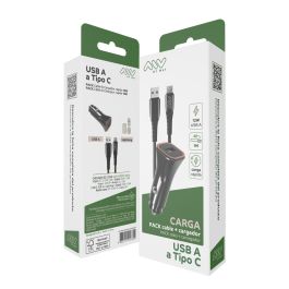 Cargador de Coche Myway 1,2 m Negro