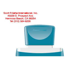 X'stamper Sello Personalizable Quix Q-24 Color Rojo Medidas 28x78 mm Precio: 16.50000044. SKU: B1KJ5LCRC8