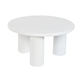 Mesa auxiliar Home ESPRIT Blanco 75 x 75 x 40 cm Precio: 126.50000055. SKU: B1CXVB7QM2