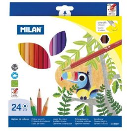Milán Pack con 24 lápices de colores hexagonales, mina Ø2,9mm, sistema LPS, madera sostenible Precio: 5.50000055. SKU: S7906337