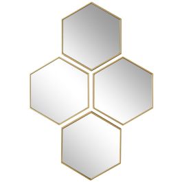 Juego De 4 Espejos Hexagonales Home Deco Factory Juego De 4 Espejos Hexagonales Home Deco Factory Precio: 11.90000031. SKU: B17MDSVQZS