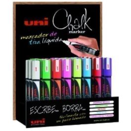 Uni-Ball Marcador De Tiza Líquida Chalk PWE-5M-3D Colores Surtidos Expositor 36 Unidades Precio: 82.49999978. SKU: B159FQ6NBD