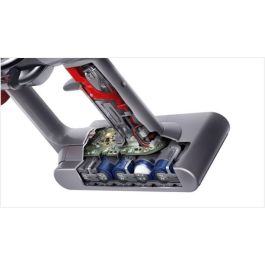 Dyson V11 Fluffy Aspiradora sin Cable, Inalámbrica, Níquel/Rojo