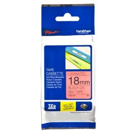 Brother Cinta Rotuladora Laminada Texto Negro Sobre Rojo 18mm x 8m Precio: 17.5000001. SKU: B1BCVBLCC3
