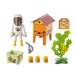 Apicultora, calma a las abejas con el ahumado. playmobil country