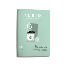 Rubio Cuaderno Caligrafía Nº 07 Certificado FSC 15x213x155 mm