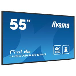 Iiyama LH5575UHS-B1AG Pantalla Señalización Digital 54.6" LCD 4K UHD 500 cd/m² Android 11 24/7 Negro