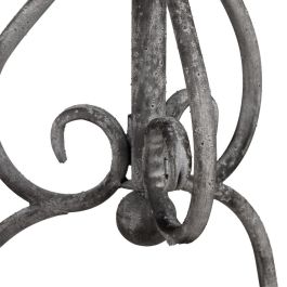 Mesita Gris Metal 36 X 36 X 61 cm