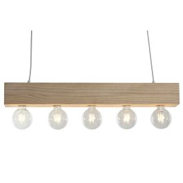 Lampara Techo Urban DKD Home Decor Marron Claro Blanco 10 x 30 x 80 cm Lampara Techo Urban DKD Home Decor Marron Claro Blanco 10 x 30 x 80 cm