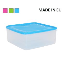 Inde Fiambrera Cuadrada 4.25L Colores 24 x 24 x 10 cm (6 Unidades) Precio: 10.89. SKU: B1HQM9JBNE