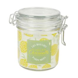 Home Deco Factory Vela Citronela Antimoustique Tarro Vidrio 135g Duración 34h 11x8x10cm