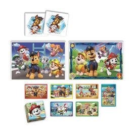 Clementoni Puzzle Edukit 4 en 1 Paw Patrol Rompecabezas para Niños +3 Años