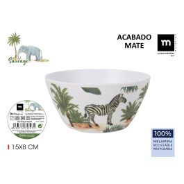La Mediterranea Bol de Melamina Sauvage - Cuenco Decorativo de 14.5 cm de Diámetro x 7 cm de Alto (24 Unidades) Precio: 22.58999941. SKU: B1KP95C2ZM