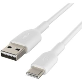 Belkin Cable USB-C a USB-A 1m Blanco Doble Pack PVC