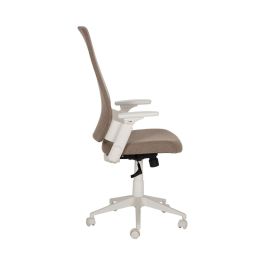 Silla de Oficina Blanco Taupé 67,5 x 62 x 114,5 cm