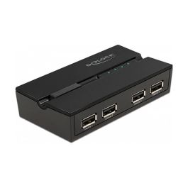 DeLOCK Conmutador USB 2.0 de 4 Ordenadores a 4 Dispositivos, Velocidad 0.48 Gbit/s, con Cable USB Tipo A - Tipo B Incluido, Color Negro Precio: 92.50000001. SKU: B19WHT4L2J