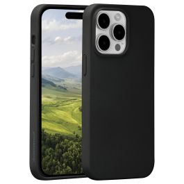 dbramante1928 Monaco Funda para iPhone 15 Pro Max con MagSafe, Silicona Reciclada, Protección Impacto, Negro Noche