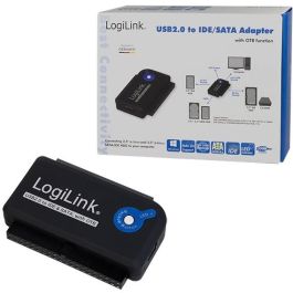 LogiLink Adaptador USB 2.0 a IDE/SATA 2.5" y 3.5" AU0006C Negro