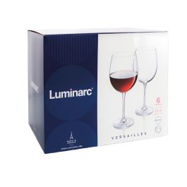 Luminarc Versailles Caja 6 Copas de Vino de Vidrio 72 cL