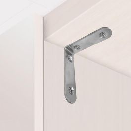 Edm Ángulo Refuerzo AN24 Acero Inoxidable 60 x 60 x 19 mm 4 Unidades