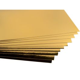 Cartulina Liderpapel 50x65 cm 235 gr-M2 Metalizada Oro 10 unidades