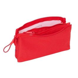 Portatodo Triple Atlético Madrid Rojo 22 x 12 x 3 cm