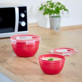 Emsa N1060600 Clip Mikrowellendose. rot