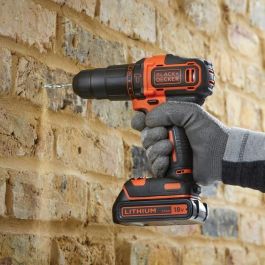Taladro de impacto inalámbrico - BLACK & DECKER - BDCHD18S32-QW - 18 V - 1 batería de 1,5 Ah Taladro de impacto inalámbrico - BLACK & DECKER - BDCHD18S32-QW - 18 V - 1 batería de 1,5 Ah