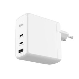 Cargador de Pared KSIX Blanco 100 W Cargador de Pared KSIX Blanco 100 W