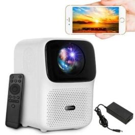 Proyector Portátil Wanbo T4/ 450 Lúmenes/ Full HD/ HDMI/ Bluetooth/ WiFi/ Blanco Proyector Portátil Wanbo T4/ 450 Lúmenes/ Full HD/ HDMI/ Bluetooth/ WiFi/ Blanco