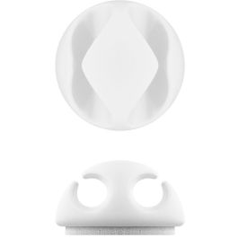 MicroConnect Cable holders 2 slot, White, 6 pcs, Adhesive MicroConnect Cable holders 2 slot, White, 6 pcs, Adhesive