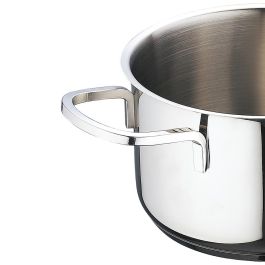 Bergner Batería de Cocina 6 Piezas Acero Inoxidable para Inducción Mate con Brillo Ø16/18/20 cm