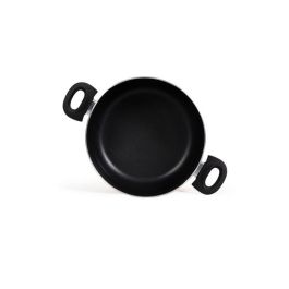 Livoo MEP151R Horno holandés 28 cm antiadherente, sin PFOA ni PFOS, mangos silicona, apto todo tipo fuegos (incl. inducción).