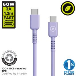 muvit for change cable Tipo C a Tipo C 3A/60W 1.2m lavanda