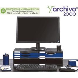 Archivo 2000 Soporte Monitor Ergonómico Sostenible 6522M1 NE con Cajón y Bandejas Organizadoras Precio: 38.89000016. SKU: B1964M7GDH