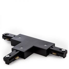 Conector T Carril Bifásico Negro Precio: 2.50000036. SKU: B165SW2AMV