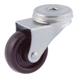 Rueda pasador ø40mm (rueda) polipropileno negro cr23939 afo Rueda pasador ø40mm (rueda) polipropileno negro cr23939 afo