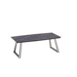 Mesa Centro Moderno DKD Home Decor Negro 60 x 44 x 120 cm