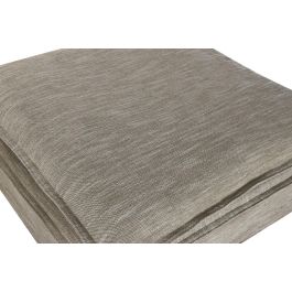 DKD Home Decor Módulo Auxiliar Sofá Horeca de Poliéster Color Arena 110 x 48 x 110 cm