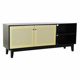 Mueble Tv Balines DKD Home Decor Negro Natural 38 x 65 x 160 cm