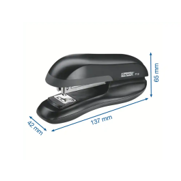 Rapid Grapadora f16 Plástico Capacidad 20 Hojas Grapas 24/6 26/6 Negro