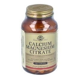 SOLGAR Calcio Magnesio Citrato 100 Comp. Fórmula avanzada para sistema óseo, apto veganos. Precio: 25.4999998. SKU: B1ARHNNMW6